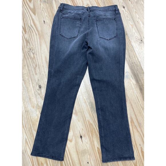 Vigoss Marley Straight mid rise denim Jean women’s size 16 33x28 - Picture 2 of 7